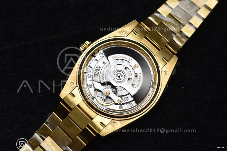 Edition Best Date 40 Weight) VR3255 President (Gain 228238 on 1:1 Green Day ARF Dial YG Roman Bracelet 1201